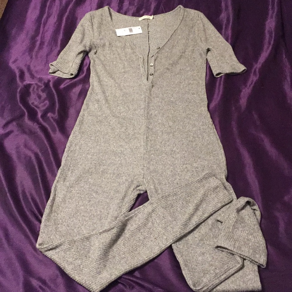 Fashion Nova Henley Jumpsuit